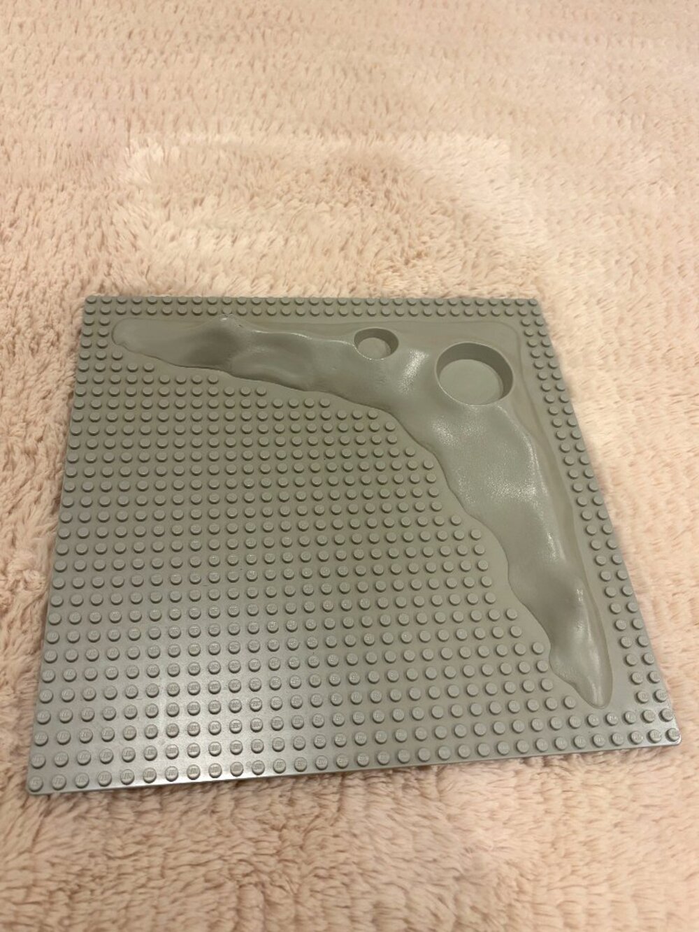 Vintage LEGO Classic Space Moon Crater 32x32 Raised Baseplate 3947a Near Mint